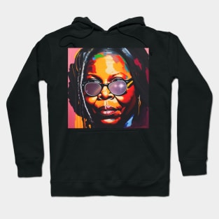 Colourful potrait of Goldberg Hoodie